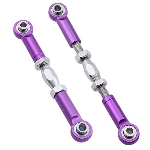 Hobbypark 6PCS 106017 106617 Aluminum Turnbuckle Steering Linkage Rod for 1/10 Redcat Volcano EPX/Pro Shockwave Tornado S30 Volcano S30 Tornado Epx(Pro) Upgrade Parts