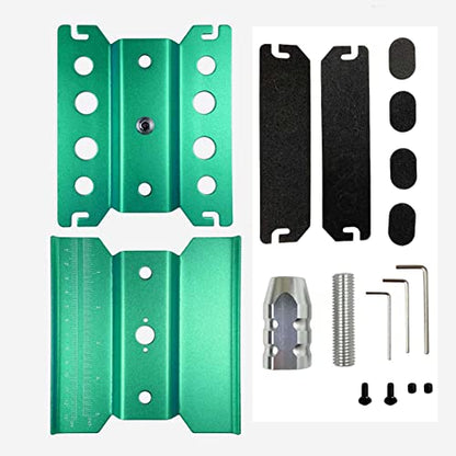 Metal RC Work Stand Repair Station Assembly Platform 360 Degree Rotation Workstation for 1/12 1/10 1/8 TRX4 SCX10 D90 Tamiya HSP HPI RC Model Car (Green)