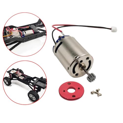 RC Car Motor Set 21000RPM Modification Metal DIY Upgrade Accessories Replacement Powerful 370 Motor for MN78 MN82 1/12 Scale