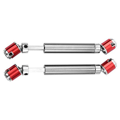 RC Car Drive Shaft, 2 Pcs Metal Upgrade Universal Drive Shaft 110-155mm for SCX10 CC01 D90 D110 RC Crawler Accessory Part