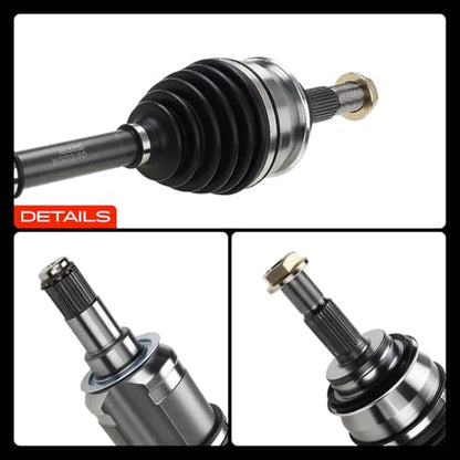 A-Premium Set of 2 Front CV Axle Shaft Assembly | Compatible with Toyota 4Runner 2003-2022, Tacoma 2005-2020, FJ Cruiser 2007-2014 & Lexus GX460 2010-2022, GX470 2003-2009 - style: Front Driver and Passenger Side