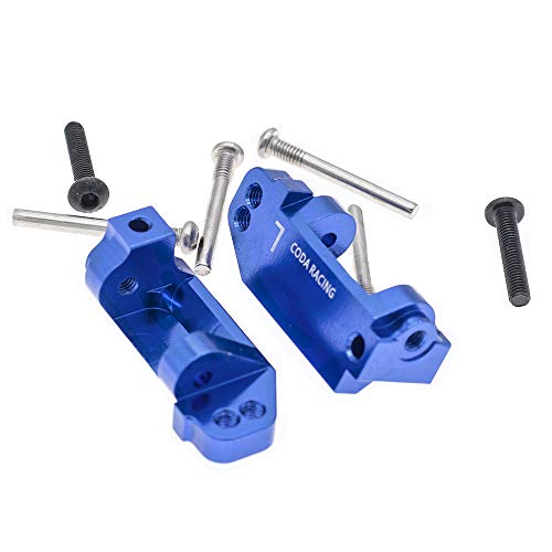 RC Alloy Caster Block for Traxxas 1/10 2WD Slash, Stampede, Rustler, Nitro Slash-Replaces Part 3632(Pair) - color: Navy Blue
