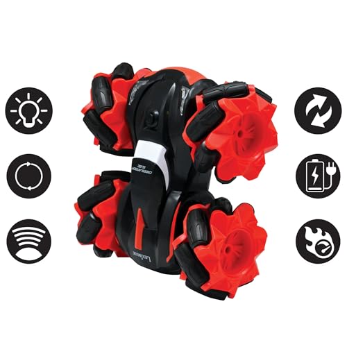 LEXiBOOK, Crosslander Slide RC Car, RC58 | 4WD, Reversible, 360° stunts, Rechargeable - style: Crosslander slide