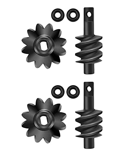 2T/12T Steel Overdrive Gears Fit for Axial SCX24 | Gear Overdrive Worm Differential Steel Gear, 2 Set