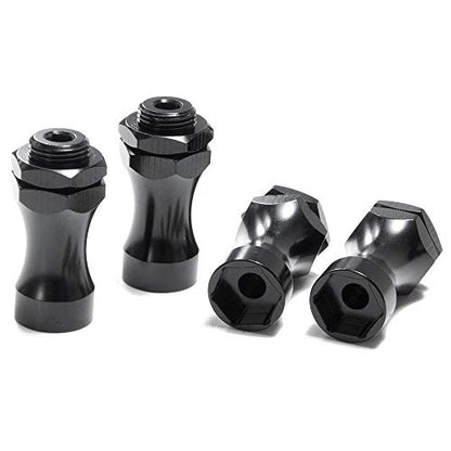 4Pcs 12mm to 17mm Wheel Hex Hub Adapter Conversion Extension for 1/10 1/8 RC Car