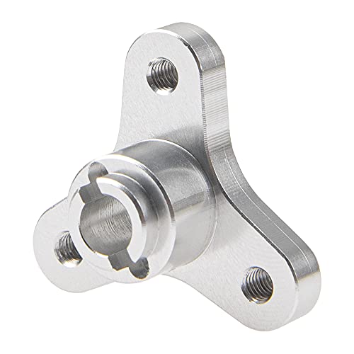 Aluminum Alloy Slipper Clutch Eliminator Compatible with Traxxas Stampede Slash Bandit Rustler VXL XL5 2WD 1/10 RC Car (Silver) - color: Silver