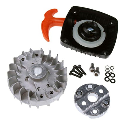 Easy Pull Starter and Flywheel with Claw | for 1/5 HPI ROFUN Rovan KM BAJA 5B 5T 5SC Losi 5ive-T FG GoPed RedCat Rc Car Parts
