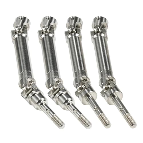Front Rear Drive Shaft Compatible with Slash for Rustler for Stampede 1/10 RC Truck Upgrade Parts Front Rear Steel Drive Shaft Universal Joint Driveshaft