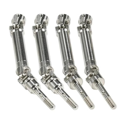Front Rear Drive Shaft Compatible with Slash for Rustler for Stampede 1/10 RC Truck Upgrade Parts Front Rear Steel Drive Shaft Universal Joint Driveshaft