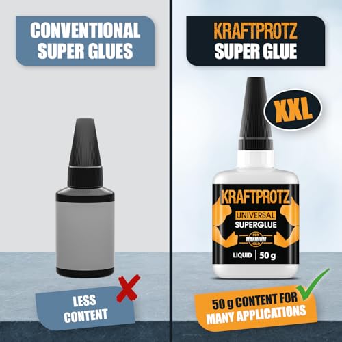 Super Glue All-Purpose Liquid 1.75 oz - Instant Adhesive Universal Repair | versatile, precise repairs, clear, waterproof, heat resistant, universal power, anti-clog cap, wood, glass, metal, plastic - style: REGULAR 1.76 Fl.Oz.