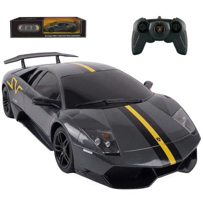 1:24 Official Licensed Lamborghini Murcielago LP670-4 Superveloce RC Car | Official Lamborghini replica,2.4G stable signal,rubber racing tires,ideal gift toy for boys ages 4-7, 8-12 and adults - color: Lambo-1:24 Lambo Murciélago Sv