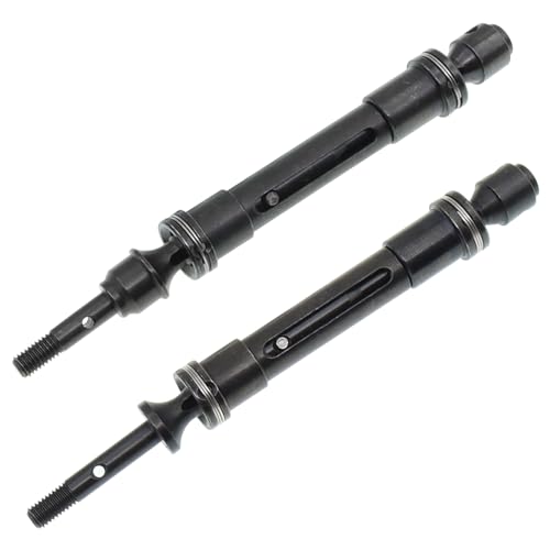 4Pcs Treehobby Front & Rear Universal Drive Shaft 115~140mm Compatible with Traxxas Slash 4X4 Stapede Rustler VXL HQ727 Short Truck Car