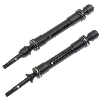 4Pcs Treehobby Front & Rear Universal Drive Shaft 115~140mm Compatible with Traxxas Slash 4X4 Stapede Rustler VXL HQ727 Short Truck Car