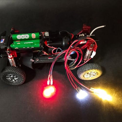 LED Light Set Sport light kits Tail lights Headlights Fog lights Retrofit parts For Kyosho Mini-Z Jimny 4X4 RC Car Upgrade