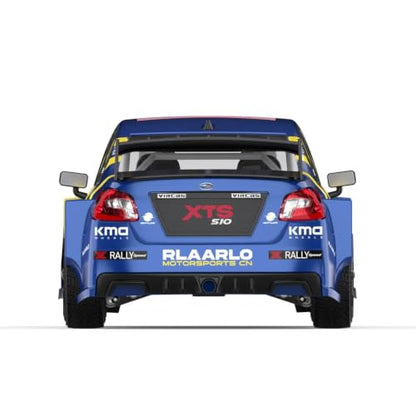 Rlaarlo XTS-S10 1/10 Scale 4WD RTR Carbon Fiber Brushless RC Rally Car, 3652-3300KV 80A Sensored ESC 3S Rally Suspension - color: Blue (Xts-s10)