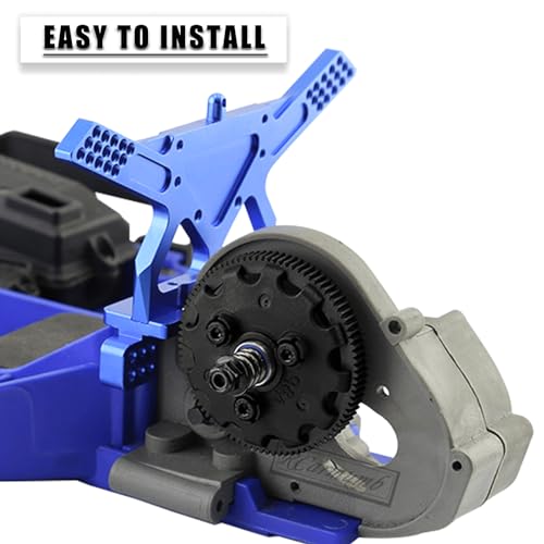 RC 48P 90T Spur Gear w/ 17T 19T 21T & Slipper Clutch Slipper Rebuild Kit Pressure Plate RC Upgrades Part for 1/10 Rustler/Stampede/Bandit 2WD VXL XL-5,Slash 2WD (VXL),Navy Blue - color: Navy Blue( 1 Set )