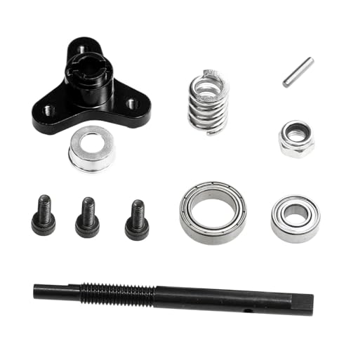 RC Car Clutch Combination Clutch Assembly Replacement Hobby Model 1/10 Clutches Combo Clutches Bell Set for 2WD, Black - color: Black