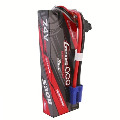 Gens ace G-Tech 5300mAh 7.4V 60C 2S Lipo Battery HardCase 24# with EC5 Plug
