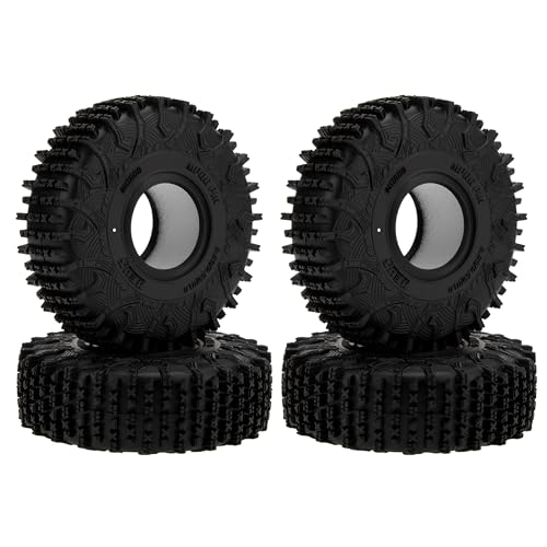 MEUS RACING 1.0 Tires - MS6 MPRO Pin Tires for TRX4M SCX24 FCX24 AX24 1/24 1/18 RC Crawler, 0.83/2.52/R1.0, #M1009 - size: M1009