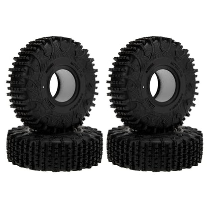 MEUS RACING 1.0 Tires - MS6 MPRO Pin Tires for TRX4M SCX24 FCX24 AX24 1/24 1/18 RC Crawler, 0.83/2.52/R1.0, #M1009 - size: M1009
