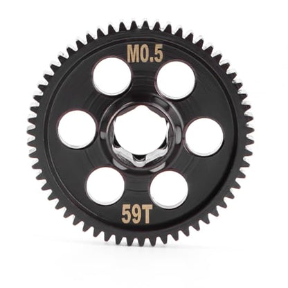 GLOBACT Cr Steel 0.5M 59T Spur Gear for Arrma Grom Losi RC Truck Racecar