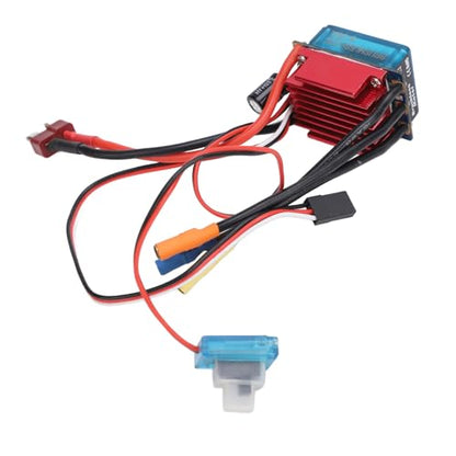 RC Brushless ESC 35A Sensorless Speed Controller, 2-3S LiPo Waterproof, for 1/16 1/18 RC Car Truck Boat