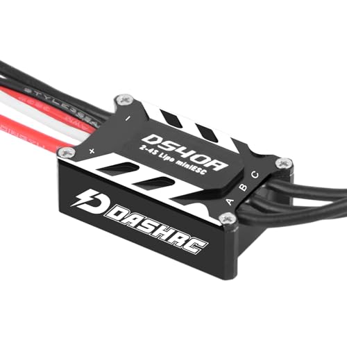 AM32 40A Waterproof Brushless ESC for TRX4M SCX24 Ascent-18 | 5V 2A BEC, AM32 Firmware, Smooth Low-Speed Control, 1/18 & 1/24 RC Crawler Upgrades