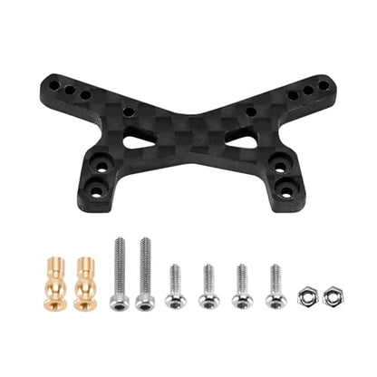 INJORA Carbon Shock Towers and Aluminum Oil Shocks for Losi Micro-B/Micro-T