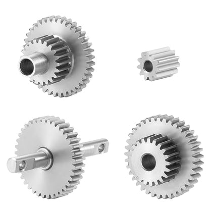 Stainless Steel 9.7:1 Overdrive Transmission Gear Pinion Set for TRX4M Upgrades 1/18 RC Crawler Car