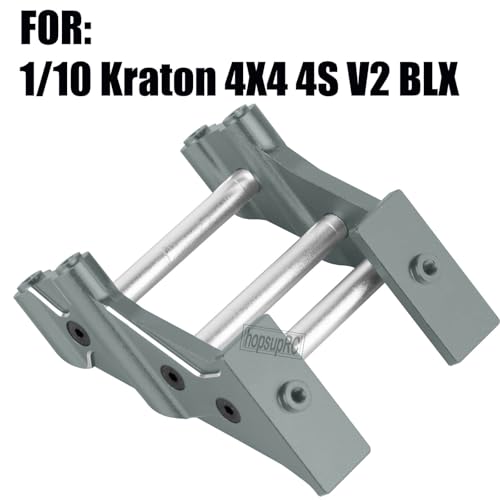 RC Wing Mount Upgrades Part for 1/10 Kraton Outcast 4X4 4S V2 BLX,Alloy Rear Wing Mount Hops Up,Replace ARA320631,Titanium - color: Titanium(parts)