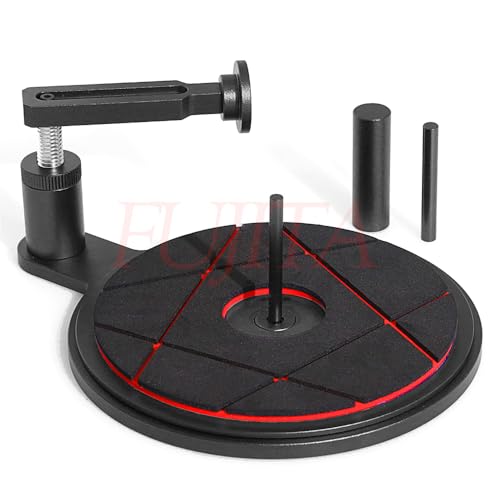 fujita RC Car Wheel Tire Cementing Helper Tool Rubber Tire Mounting Glue Tools for 1/8 1/10 1/12 1/16 1/18 RC Car Multi-Function tyre Gluing aid (Black) - color: Black