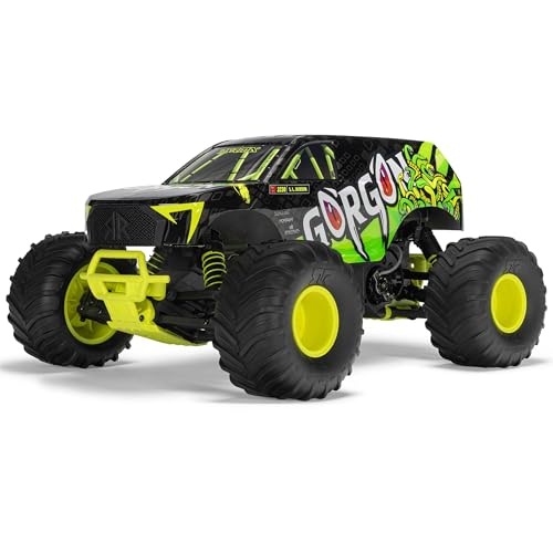 ARRMA RC Truck Gorgon 2 Wheel Drive MT1/10 RTR (Ready-to-Run with Battery and Charger Included) Smart 3300 7C S120 USB Yellow ARA3230ST1 - color: Yellow