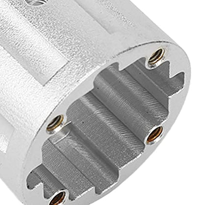 RC Car Differential Case Aluminum Alloy Differential Housing Replacement Kit for 8 Remote Control Vehicles Enhanced Durability Reduced Design Easy Installation (Silver) - color: Silver