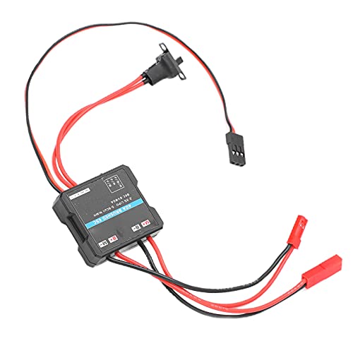 RC Brushed ESC, Water Proof 40A Electronic Speed Controller 6V/2A BEC 3 Working Modes for 1/16 1/18 RC Car C24 C34 MN D90 MN99S MN86S G500 Upgrade Parts
