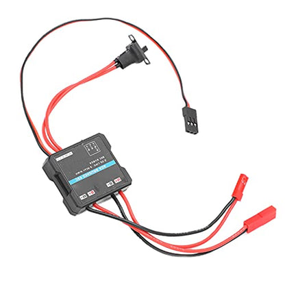 RC Brushed ESC, Water Proof 40A Electronic Speed Controller 6V/2A BEC 3 Working Modes for 1/16 1/18 RC Car C24 C34 MN D90 MN99S MN86S G500 Upgrade Parts