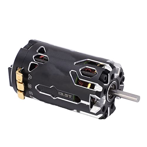 RC Brushless Motor 13.5T Sensored Brushless Motor for 1/12 1/14 Scale RC Cars Lightweight Aluminium Efficient Energy Output