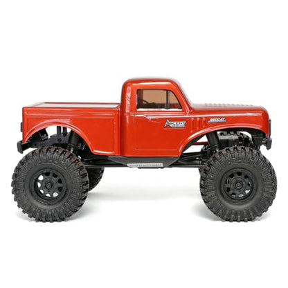 Redcat Racing Ascent 18 Brushless RC Rock Crawler – 4WD 1/18 RC Crawler with Portal Axles, High Steer Geometry, Waterproof ESC, LiPo Battery, RTR Hobby Grade RC Truck 4x4 - Red - color: Red