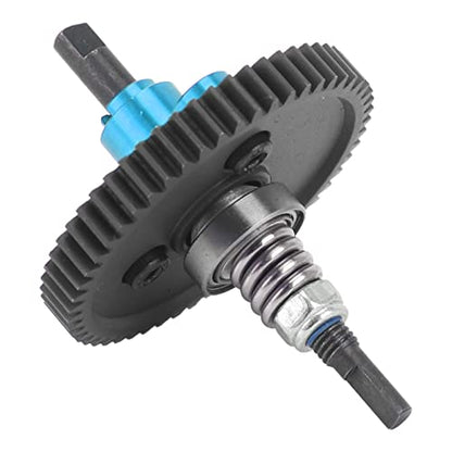 SUNGOOYUE 54T Spur Gear Complete Slipper Clutch Assembly, Aluminum Steel Differential Gear with Accuracy Manufactured Teeth, for Slash 4x4 Rustler HuanQi 727 1/10 RC Cars (Blue) - color: Blue