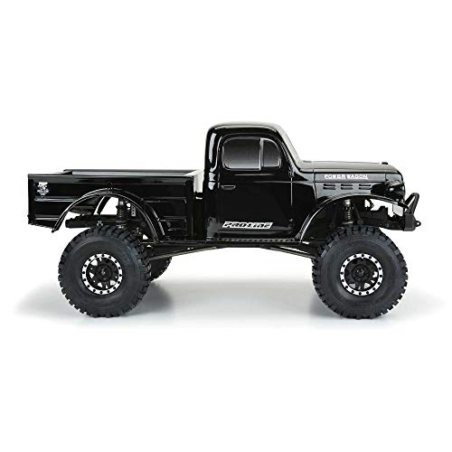 Pro-Line Racing 1946 Dodge Power Wagon Black 12.3 WB Crawlers PRO349918 Car/Truck Bodies Wings & Decals