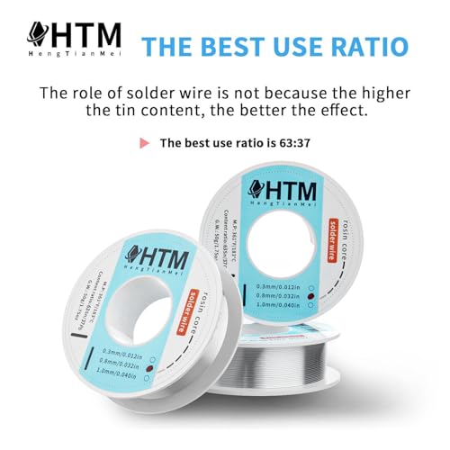 Rosin Core Solder Wire For Electronics,63/37 Tin Lead Low Temp Solder Metal Wire(1.0mm/50g) - size: 1.0mm/50g