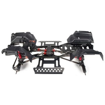 RC Car Parts for Wrangler Body 1/10 RC Crawler 313mm Wheelbase Metal for Chassis Frame with Planetary Gear 2 Speed Transmission Fender Flares Set(Fender Set) - size: Fender Set