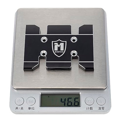 MEUS Racing SCX10 Pro Aluminum Center Skid Plate for Axial 1/10 Upgrades Crawler