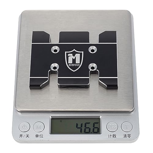 MEUS Racing SCX10 Pro Aluminum Center Skid Plate for Axial 1/10 Upgrades Crawler