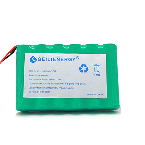 6PH-H-4/3A3600-S-D22 7.2v 3600mAh Ni-MH Battery Compatible with DSC IMPASSA 9057 Battery Wireless Security System