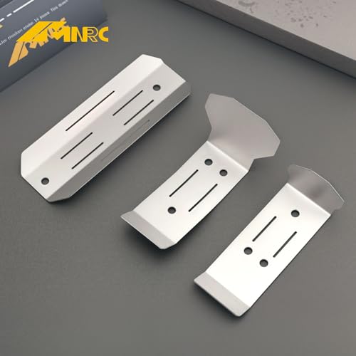 45# Steel Chassis Skid Plate Portector Defend for 1/16 Mini Maxx Minimaxx 4WD RTR RC Car Upgrades Part