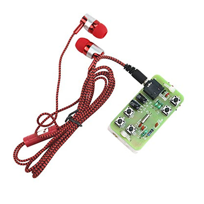 Soldering Practice Kit DIY Stereo Radio Plug-in Circuit Kit Learn Soldering Kit for Beginners - style: DJJ003