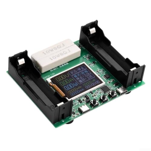 2 Channel for lipo for Battery Capacity Tester with Internal Resistance Meter - USB C Power Analyzer for RC Cars Drones 0-99999mAh