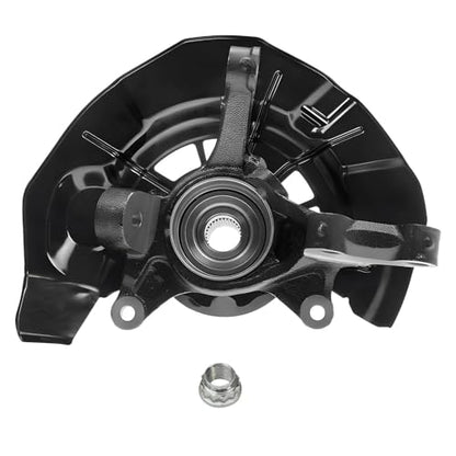Detroit Axle - FWD Steering Knuckles Kit for 04-06 Lexus RX330, 07-09 | RX350, 06-08 RX400h, 06-07 Toyota Highlander, 2 Front Steering Knuckles & Wheel Bearing Hubs 2 Rear Wheel Bearing Hubs - size: 4UW48628/Kit