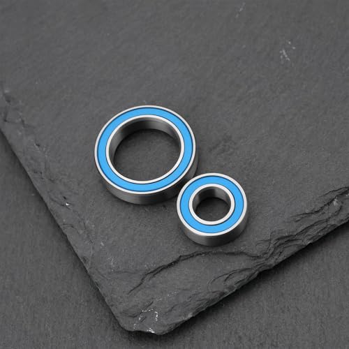 8pcs RC Car Hubs Carriers Bearings Kit Compatible with Arrma Big Rock Compatible with Typhon 3S BLX Upgrade Parts 6x12x4mm/12x18x4mm