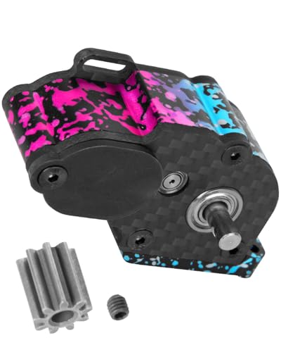 Aluminum LCG Transmission Gearbox Upgrades Part for 1/10 SCX10 SCX10 II 90046 RC Crawler Car,BRCatWPark RC Low Center of Gravity highperformance Transmission Gearbox,Colour